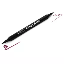 Speisestift Schwarz - Pinsel- und Feinschreiber kombiniert