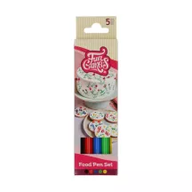 Pennarelli alimentari commestibili colori primari, set da 5