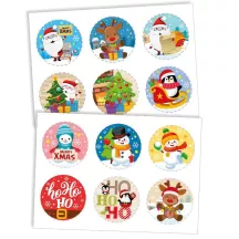 12 disques en sucre de Noël