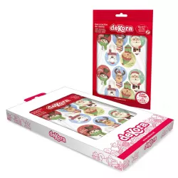20 wafer Christmas decorations