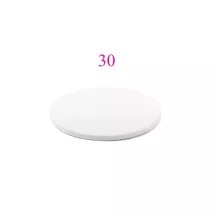 White cake board - shape round 30 cm