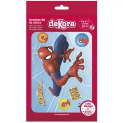 Décoration Spiderman en azyme