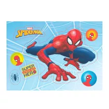 Spiderman wafer decoration