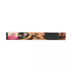 Ausgerollte Fondantdecke - Schwarz