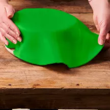 Coperta di fondente arrotolato - Colori disponibili: Verde Primavera