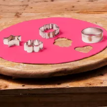 Ausgerollte Fondantdecke - Hot Pink