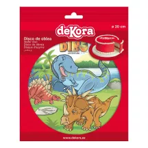 Esspapier Scheibe "Dinosaurier"