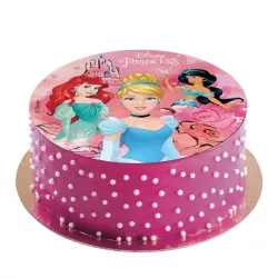 Cake topper azym disc - Princesses - 20cm