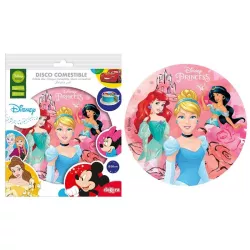 Cake topper azym disc - Princesses - 20cm