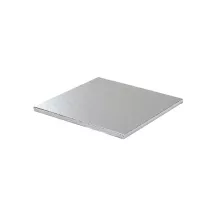 Piatti da torta quadrati in argento - Piazza 25 cm