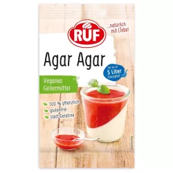RUF Agar Agar 30 g – Gelificante vegano come alternativa vegetale alla Gelatina | Cakelicious