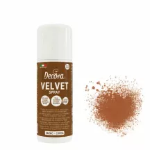 Decora velvet spray marrone, 100 g