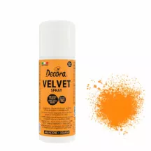 Decora spray velours orange, 100 g