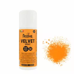 Decora spray velours orange, 100 g