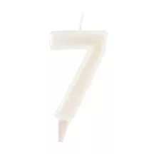 Candela bianca fluorescente numero 7