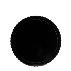 Piatto per torta 25cm - Nero