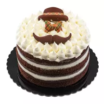 Piatto per torta 25cm - Nero