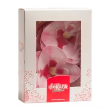 Orchideen aus Esspapier Rosa