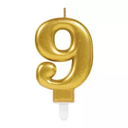 Candele dorate - Cifra: 9 - Numero a scelta