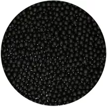FunCakes Perle di zucchero nero lucido
