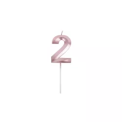 Graphic candle pink gold - Number: 2