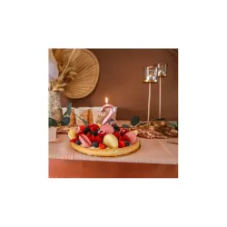 Graphic candle pink gold - Number: 2