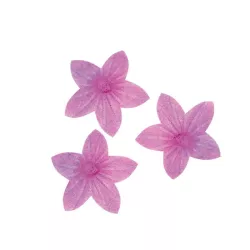 400 lilies made from edible paper - purple
