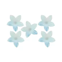 400 lilies made from edible paper - blue