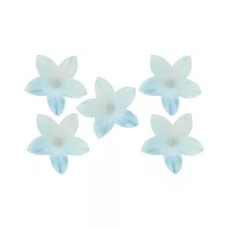 400 lilies made from edible paper - blue