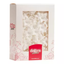 400 lilies made from edible paper - white