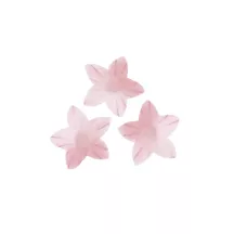 400 lilies made from edible paper - pink