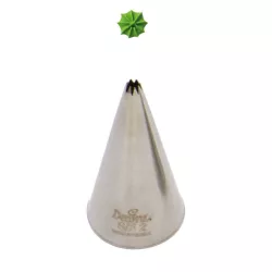Occhielli a stella fortemente dentellati, 2 mm