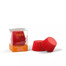 Cupcake Moulds for Maxi Cupcakes, 60 Pieces, Red