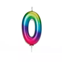 Candele arcobaleno - Numero: 0