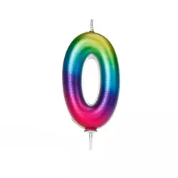 Rainbow candle - Number: 0