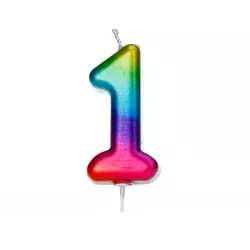 Rainbow candle - Number: 1