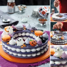 6 sugar decorations for Halloween