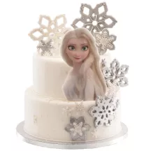 7 Décorations comestibles - Reine des Neiges
