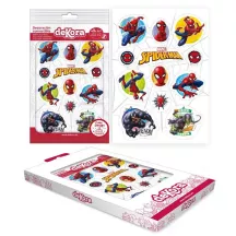 Edible decorations "Spiderman"