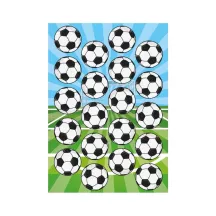Waffer decorations "Soccer"