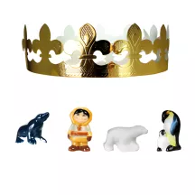 Figure King Blizzard e grande freddo - selezionare il set: Set 1 - 4 pezzi.