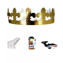 Figure King Blizzard e grande freddo - selezionare il set: Set 2 - 3 pezzi.