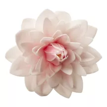 Grand dahlia en papier comestible, rose