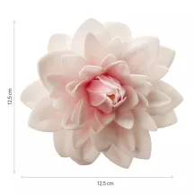 Large dahlia made of edible paper, pink