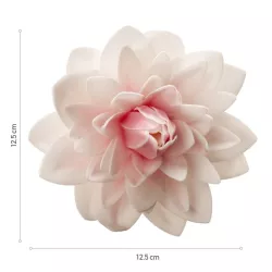 Grande dalia di carta commestibile, rosa
