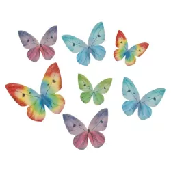 Butterflies made of Edible paper
