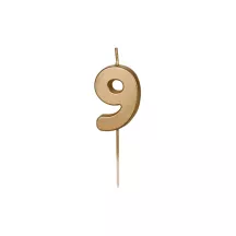 Golden candle - choice of number