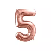 Ballon or rosé, chiffre 5 – 86 cm