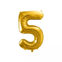 Large foil balloons Gold Numbers