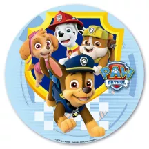 Runder Esspapier Scheibe "Paw Patrol"